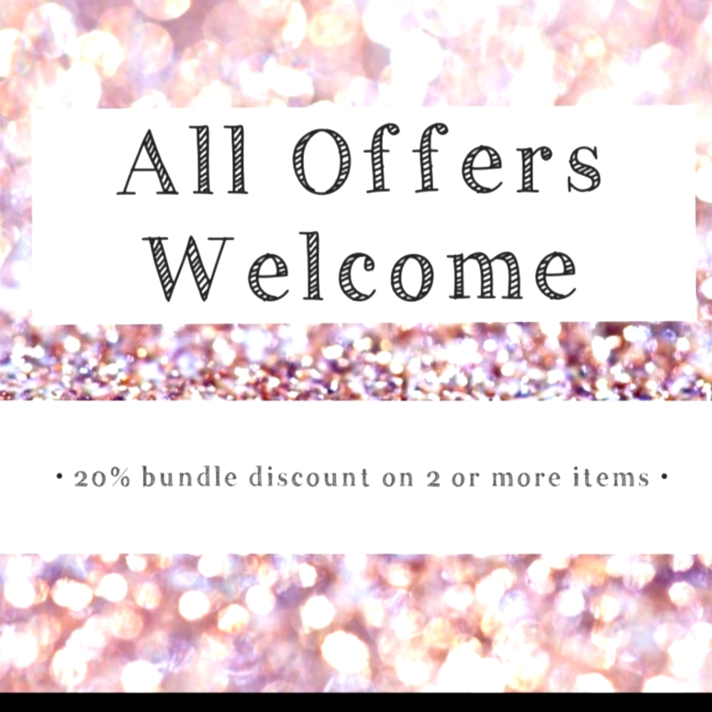 All reasonable offers welcome